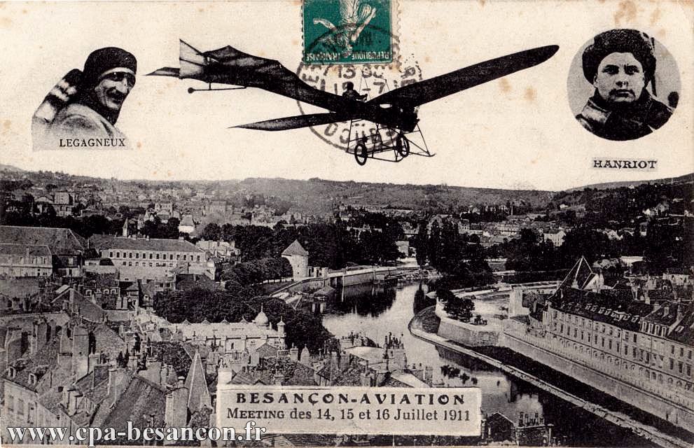 BESANÇON-AVIATION - MEETING des 14, 15 et 16 Juillet 1911